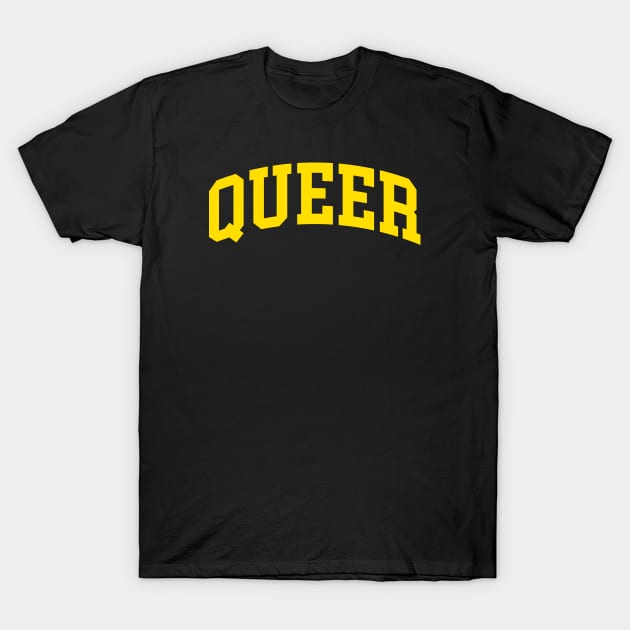 Queer T-Shirt by monkeyflip